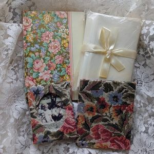 Vintage Victorian Stationary and Desk Set planner, address book, frame